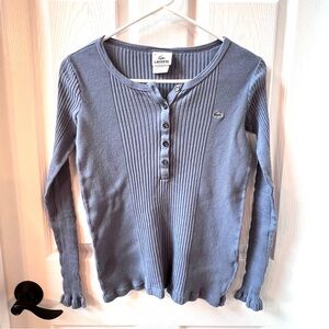 ⭐️ Lacoste 40 Henley Long Sleeve Top